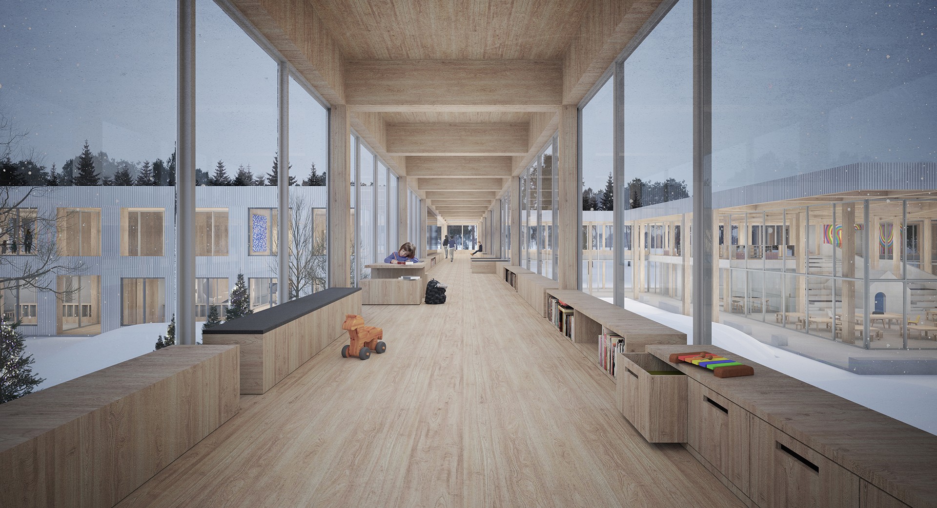 Dévoilement de notre proposition finaliste au concours d’architecture du Lab-École