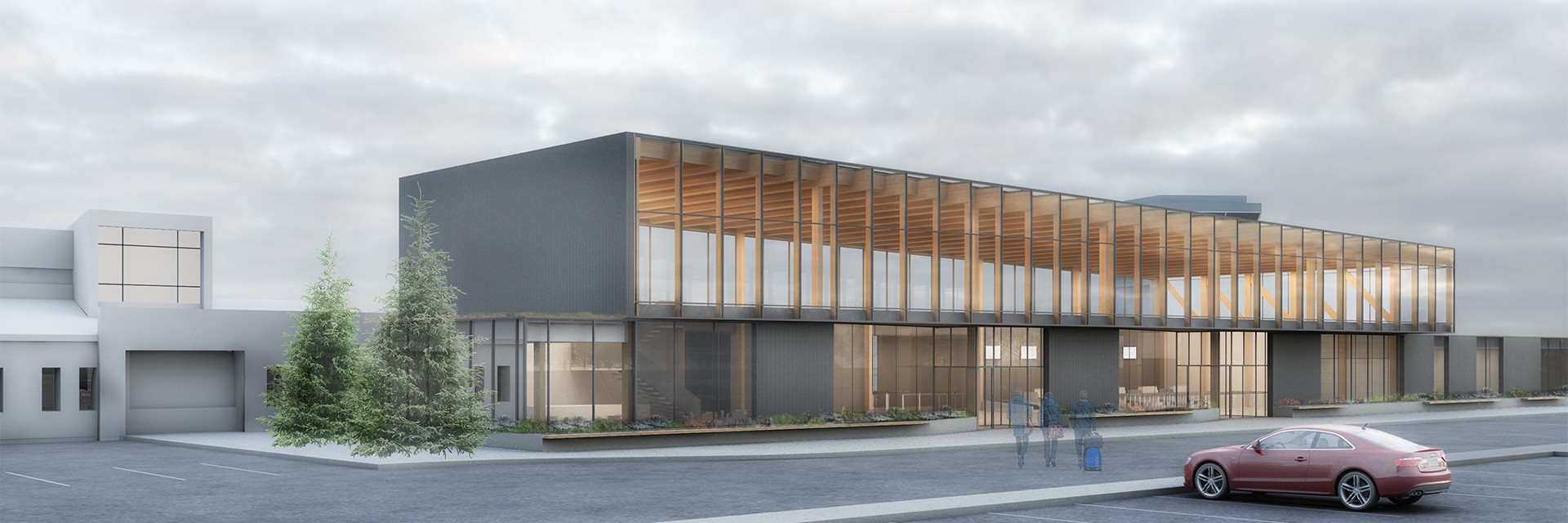 Dépôt de notre proposition pour la nouvelle aérogare de Rouyn-Noranda
